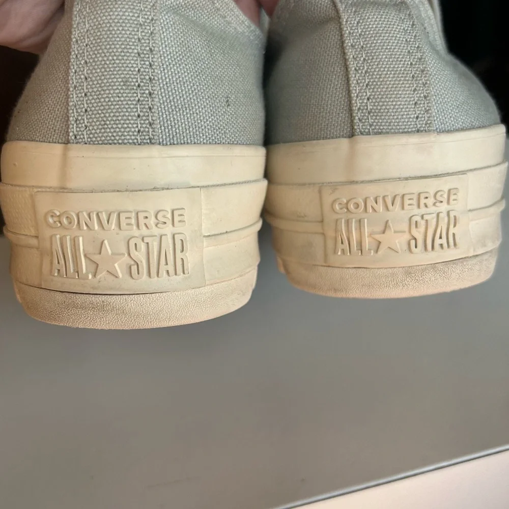 Converse Chuck Taylor All Stars Lift Ripple Canvas Pale Grey Women’s Size 10